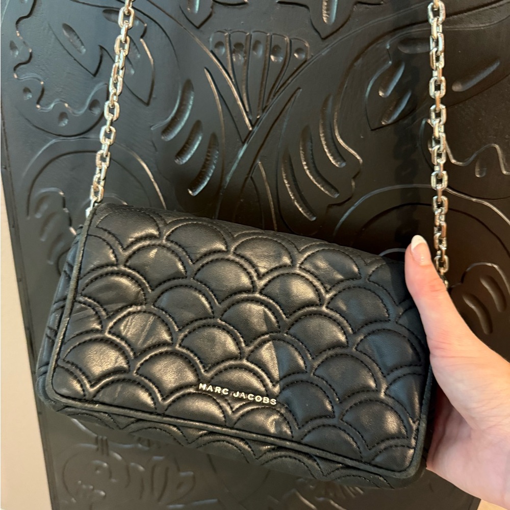 Marc Jacobs Black Quilted Crossbody Bag
